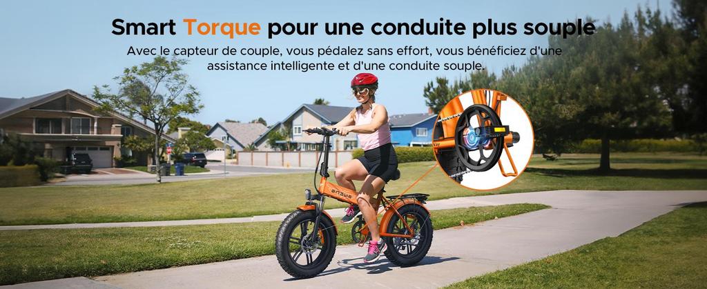 Bicicletă electrică pliabilă ENGWE, baterie 48V 13Ah, autonomie de 50-120 kilometri, anvelope late de 20 de inci, 7 viteze, EP-2 Boost.
