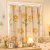 No Punching Ring Type Punching Blackout Curtains Dormitory Bedroom Bay Window Kitchen Opaque Gauze Curtain Finished Product