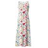Women's Casual Comfortable Floral Print Sleeveless Cotton Pocket Dress