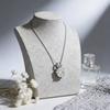 European-American Light Luxury Moissanite Pendant Four-Claw Collarbone Necklace