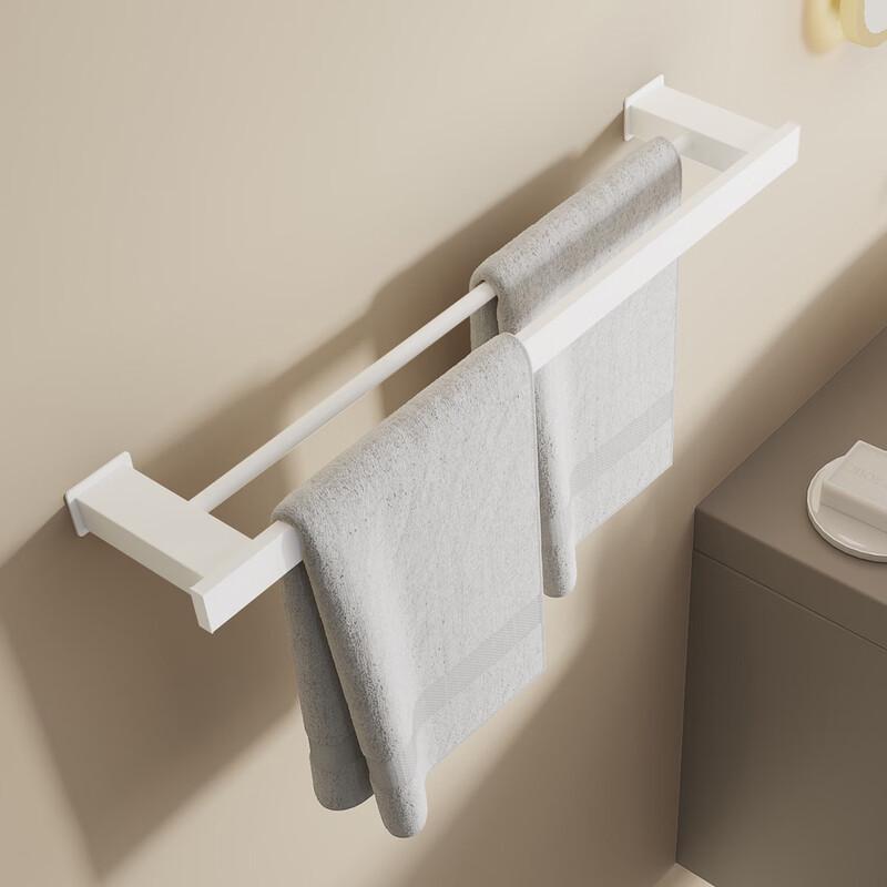 No-Drill Wall-Mounted Bathroom Towel Rack