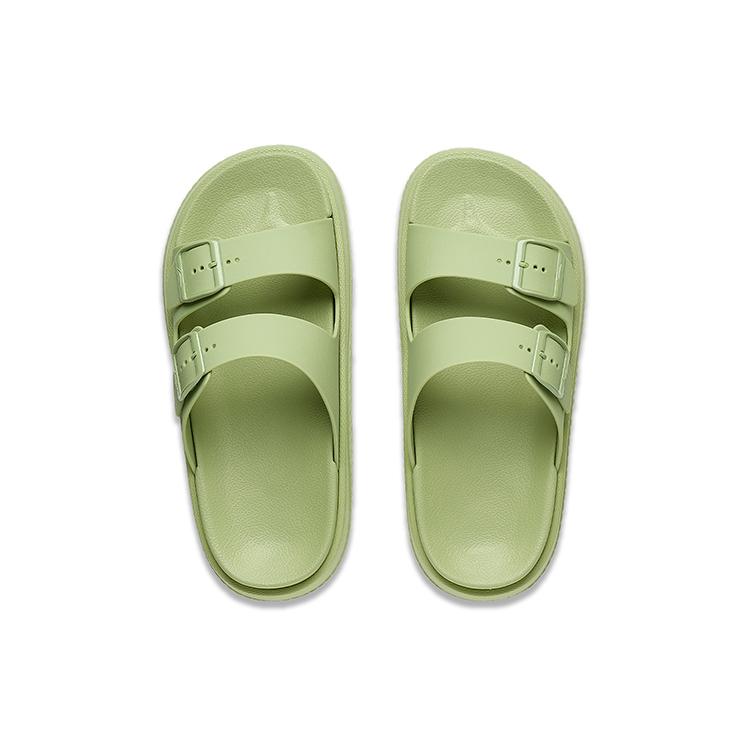 Li Ning Sports Trendy Collection Breathable Quiet Slide Slippers Men's Green AGAT007-2