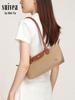 2026 Korean Style Baguette Shoulder Bag - Niche, Long-Handle Dumpling Design