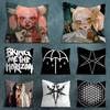 Band BBring Me The HHorizon Pillow Case For 30x30cm45x45cm55x55cm For Home Bedroom Decoration And Protector
