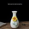 Handcrafted Ceramic Mini Vase for Fresh Flowers - Colorful Desktop Ornaments