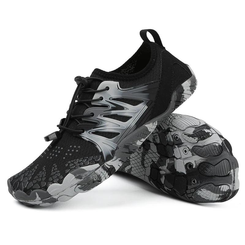

Couple Outdoor Bottom Boating Leisure Shoes Hiking Barefoot Swimming Beach Creeper Aqua Shoes Summer Quick Drying Surfing Boots 35