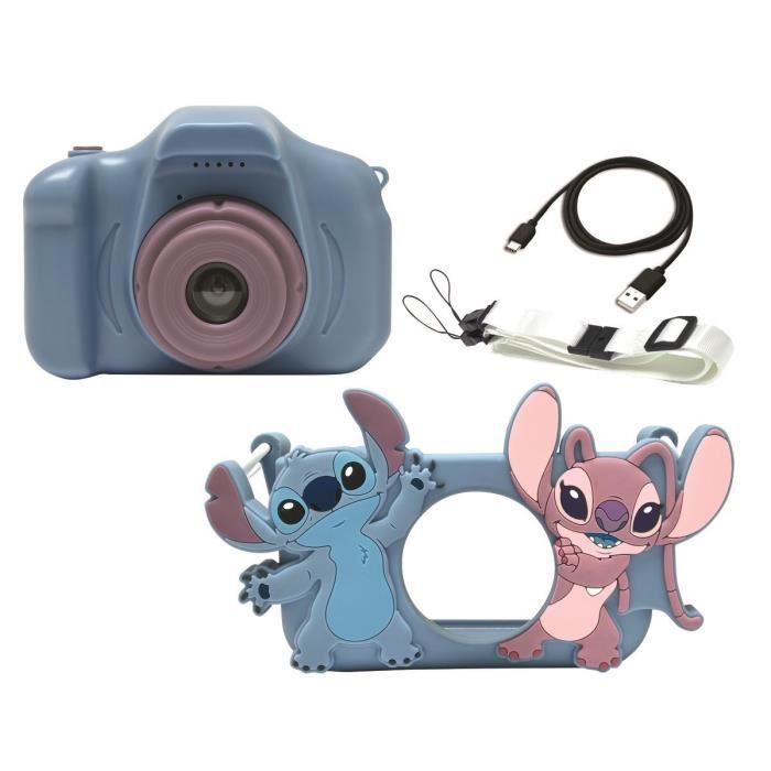 LEXIBOOK - Kids Camera with Protection - 4 In 1 - Disney Stitch - Memory Card Included