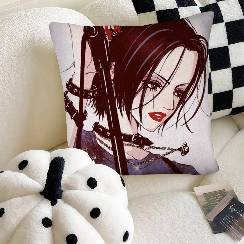 Oosaki Nana Japanese Anime NANA Pillow Case Square Pillow Bedroom Sofa Leisure Comfort Cushion Car Home Decoration