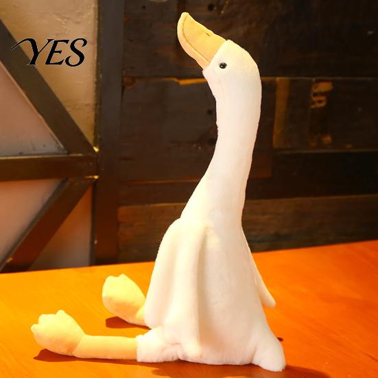 Baby Sleep Companion Long Neck Goose Plush Doll, Soft Stuffed Animal, Cute Fluffy Swan Toy Pillow for Bedroom Decor, Gift Toddlers And Adults Animal