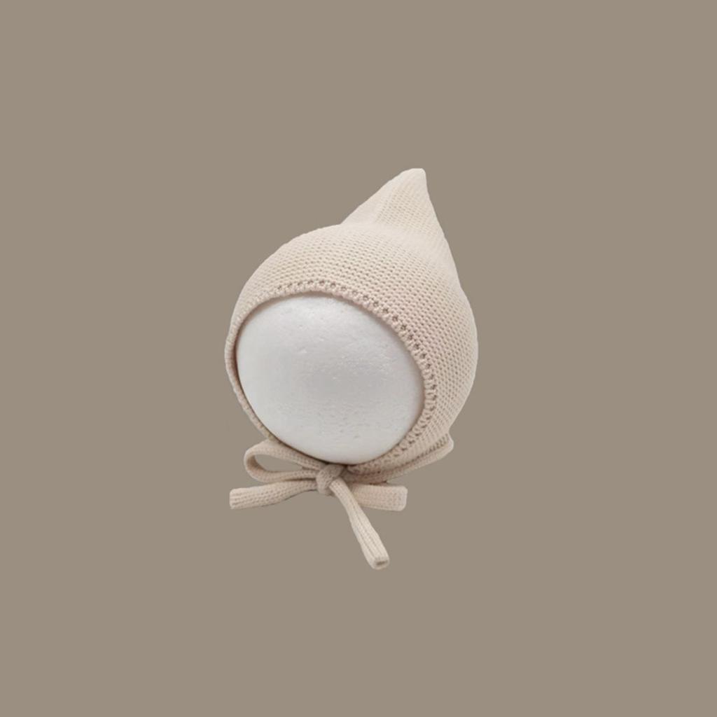 Cartoon Baby Ear Protection Hat Autumn Winter Warm Infant Earflap Cap Cute Solid Color Kids Lacing Beanie Caps