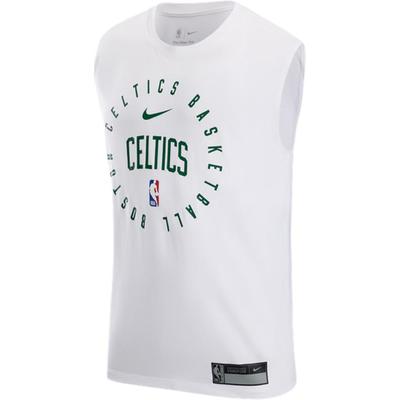 X NBA Kollaboration Dri-Fit Boston Celtics Hautfreundlich Schnelltrocknend Bequemes Basketballtrikot Herren Trikot Weiß HF1855-100