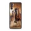 Bellissima Cover per Telefono con Cavalli Marroni per Oppo Reno13 Reno12 Reno11 F Reno10 Pro A54 5G Find X5 A53 A9 A57 A78 4G A79 A80 A98