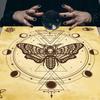 Divinations Tablecloth Skull Butterfly Moon Phases Tarot Cards Tablecloth Altars Cloth Divinations Board Game Accessory