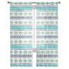 Cortinas Transparentes com Padrão Geométrico Boêmio Para Sala de Estar Quarto Decoração de Casa Cozinha Tule Para Janelas Cortinas Voile