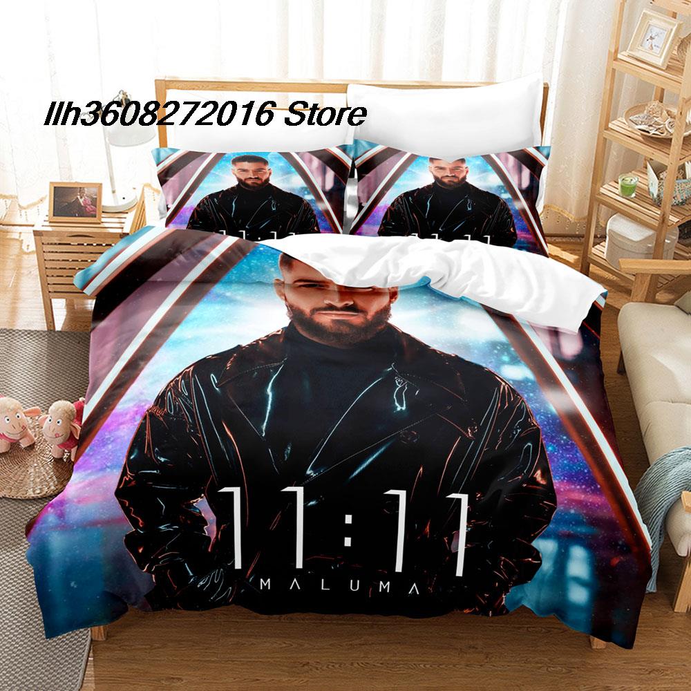 New New Maluma Bedding Set Single Twin Full Queen King Size Bed Set Aldult Bedroom Duvetcover Sets 3D Print Hip Hop Bed Sheet Se