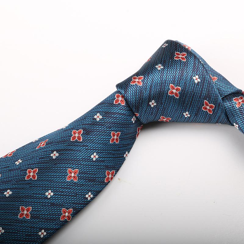 Tie Men'S Formal Wear British Retro Brown Striped 8Cm Hand Style Student Work Professional Wear