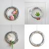 Sparkling Discos Wreath Rings Decors Reflective Hanging Ornament Mirrored Round Wreath Pendants Festivals Party Decors