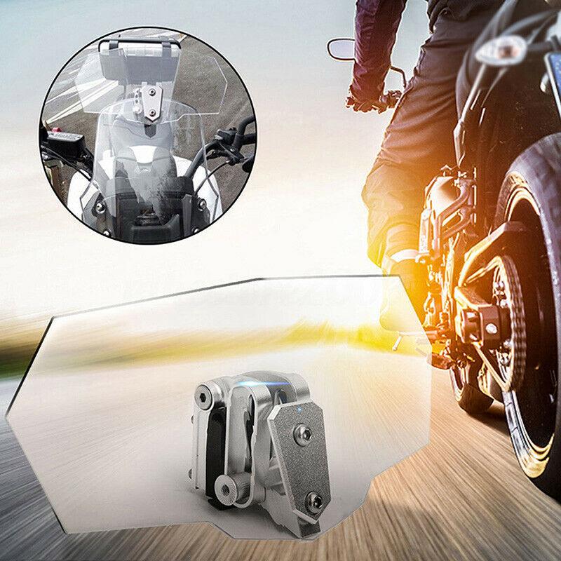 2024 New 1pcs Motorcycle Windscreen Small Windscreen Adjustable with Increased Air Flow Windscreen