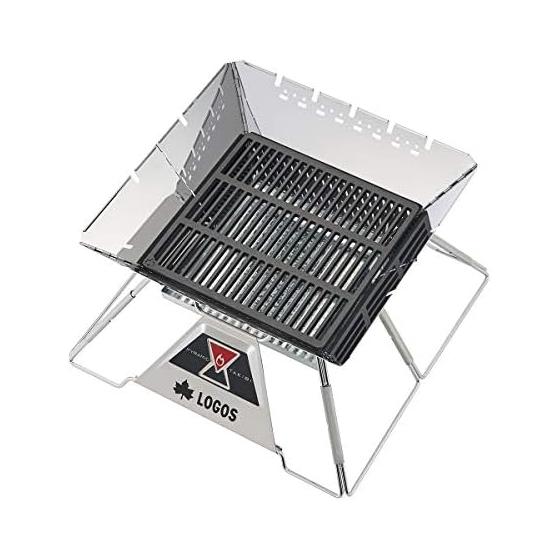 LOGOS Pyramid Iron Rostr XL 81064200 Camping Outdoor Barbecue Stove
