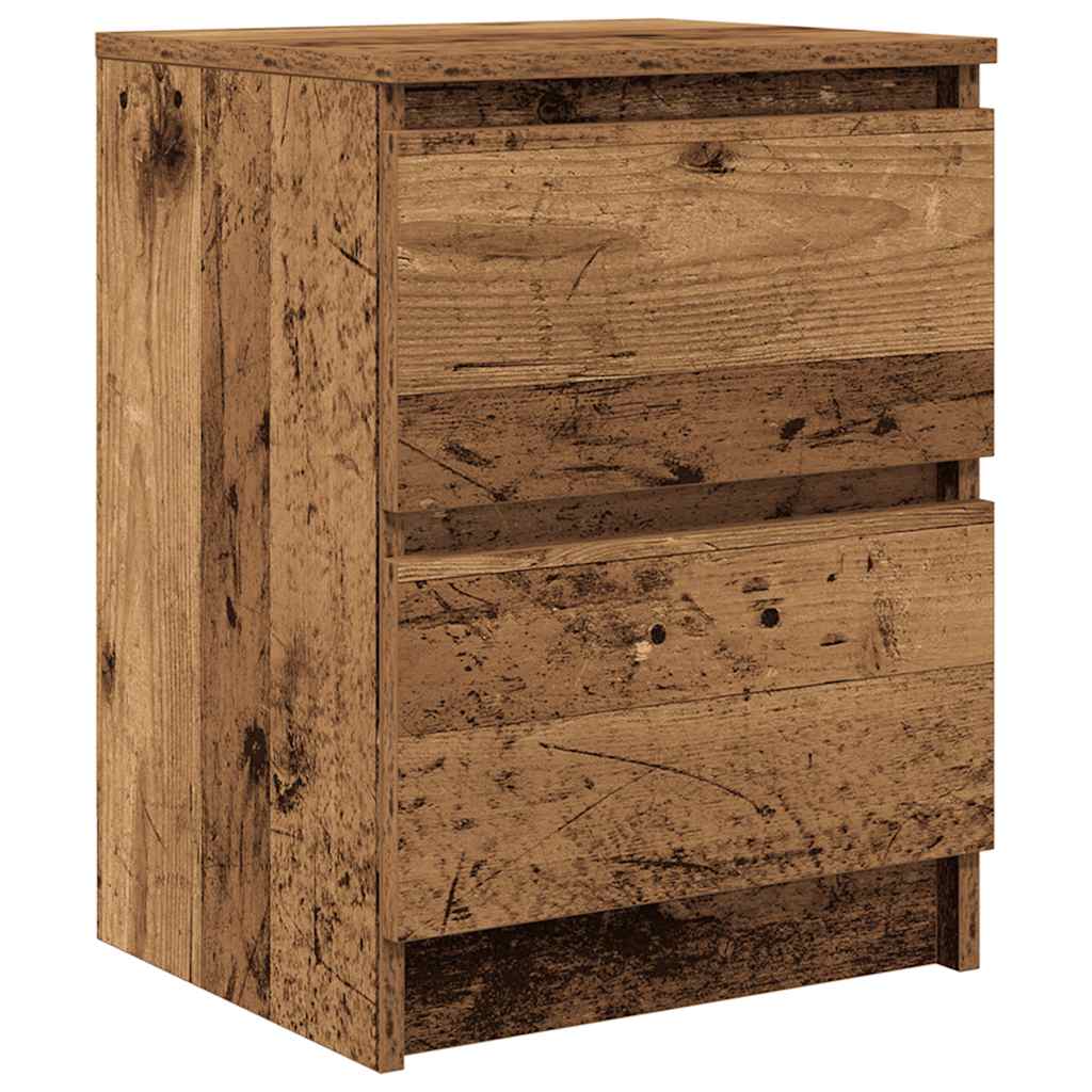 TV Stand Rustic Wood Look 40 X 35 X 54 Cm Engineered Wood