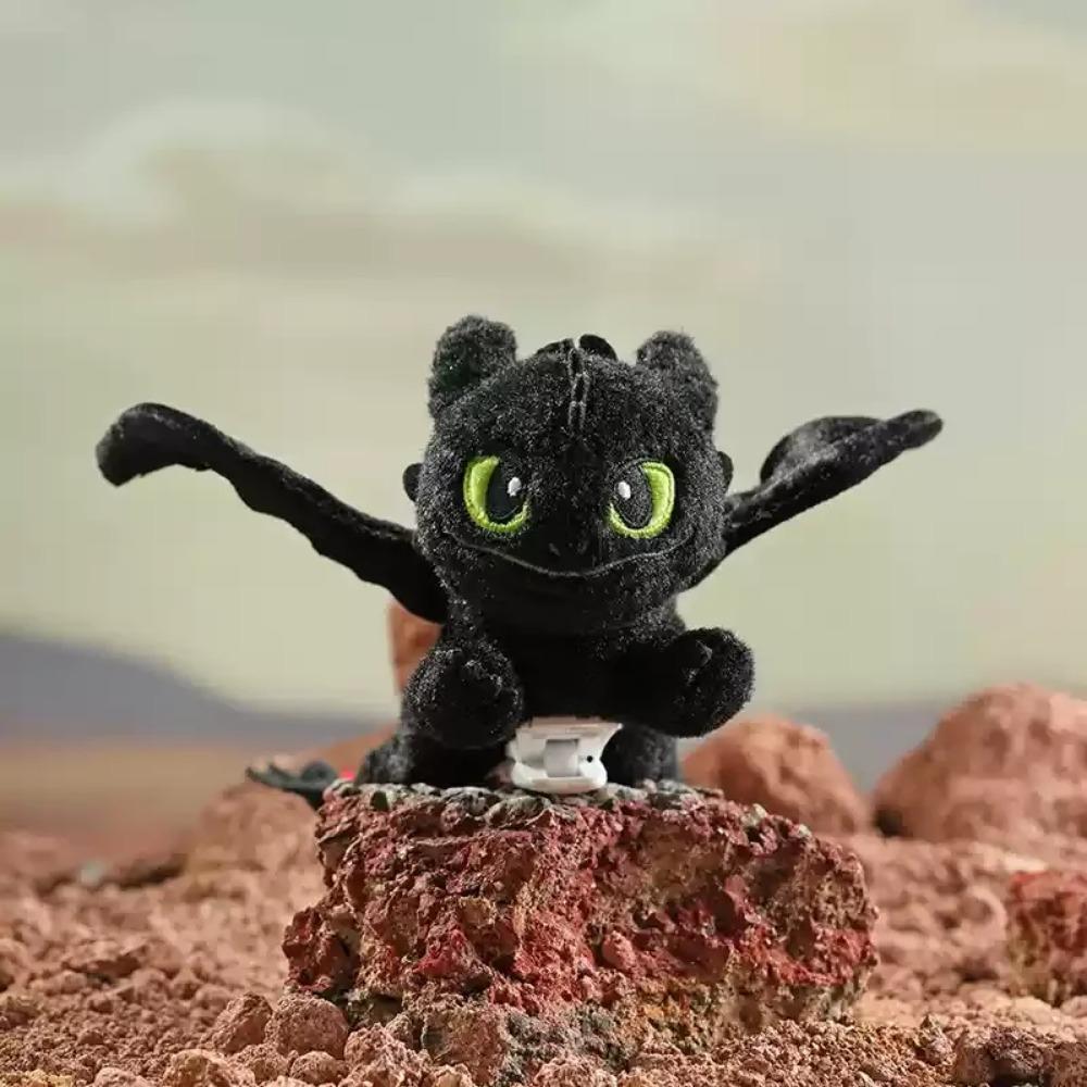 Universal Studios Genuine Potdemiel Toothless Dragon Tamer Master Shoulder Pendant Plush Doll Photo Animation Peripheral Gifts