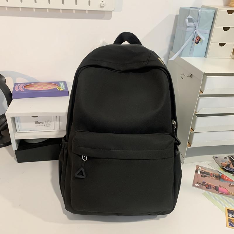 Сплошной цвет Студенческая сумка Женский рюкзак для кампуса Маленький рюкзак — фото 10