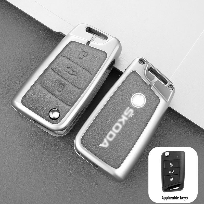Skoda Key Cover for 23 Models: Octavia, Rapid, Superb, Fabia, Karoq, Spaceback, Hao Rui, Kodiaq, Kamiq