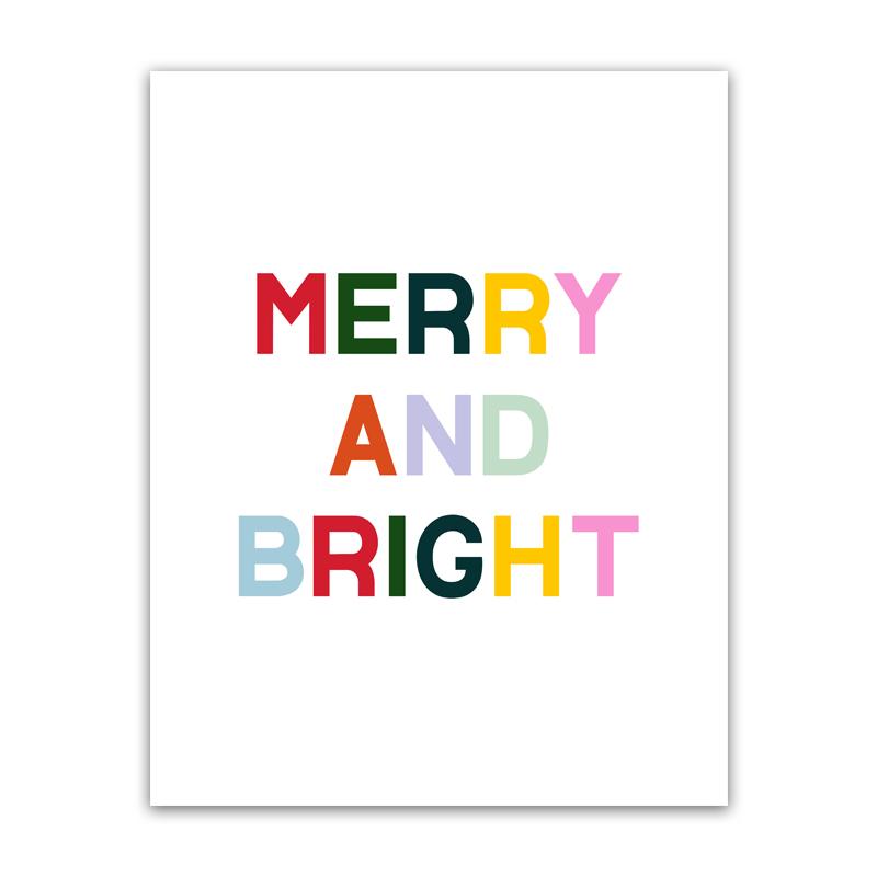 Christmas Gift Wall Art Decor New Year Holiday Poster Canvas Painting Nordic Retro Snowflake Bell Prints Pictures Kid Room Decor