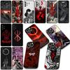 Berserk Guts Protective Cover for Samsung Galaxy Note 20 9 10 S8 S10 Lite S9 Plus A54 A53 A21S S10E A17 Phone Case