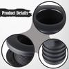 ABS Through Hull Fitting Boat Drainage Outlet Deck Drain Plug Overflow Component for Bilge Pump Yacht RV