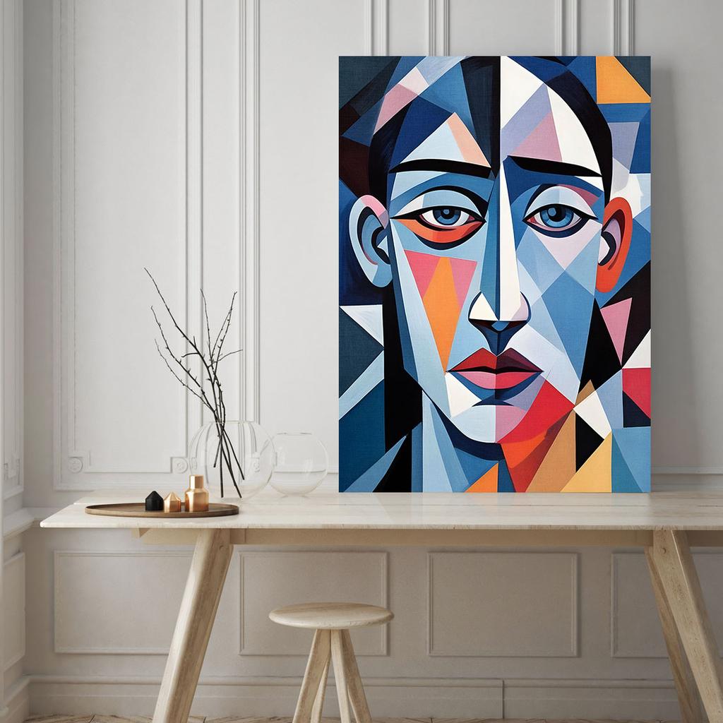 Canvas Painting Picasso Portrait Cubism