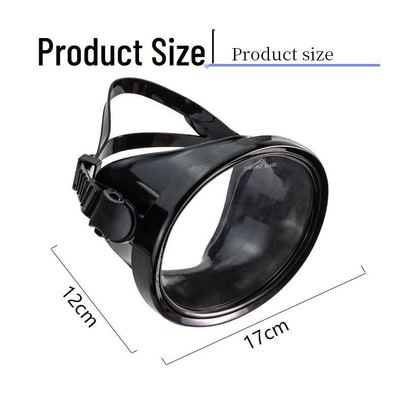Chuanjunxing Adult HD Large Frame Freediving Mask