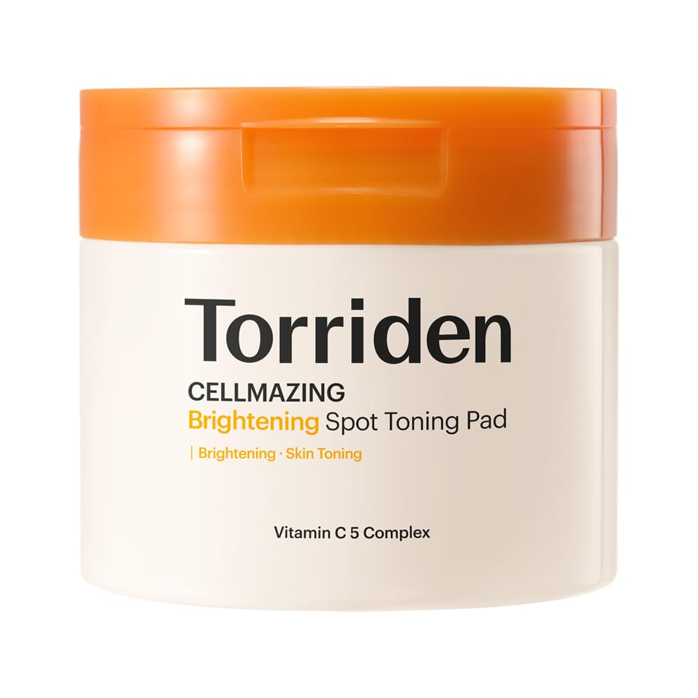 Torriden Cellmezing Vita C Brightening Spot Toning 70 Sheets Vitamin Reduces Enhances Korean Brightens Pads, [Official/Authentic] Spot-on Toner,