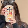 Phone Case for Honor X70, with Lanyard, Full Protection, Lens Protection, Shockproof, Slim, High-End, Creative Painted Soft for Yellow Hair Girls