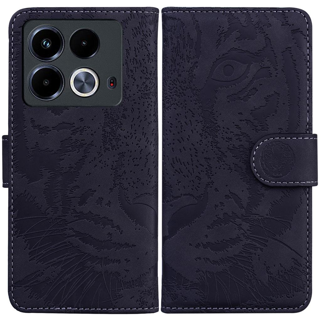 Dla Infinix Note 40 Etui Tygrysi Nadruk Stojak Skórzane Etui na Telefon