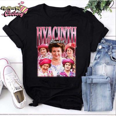Hyacinth Bucket Bootleg Pinky Shirt, Keeping Up Appearances T-Shirt, Lustiges Mrs Bucket T-Shirt, Hyacinth Bucket Retro 90er T-Shirt, Filmt-Shirt Klassisches T-Shirt