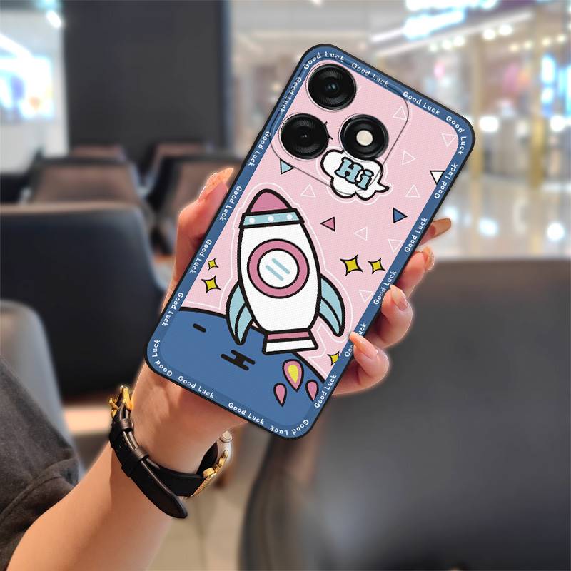 Anti-knock Fashion Design Phone Case For Tecno Spark10C/K15Q Graffiti Silicone Dirt-resistant Cute Full Wrap Protective