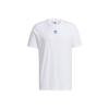 Originals Trefoil Logo Print Sports Crew Neck Short Sleeve T-Shirt Men Tops White H46694