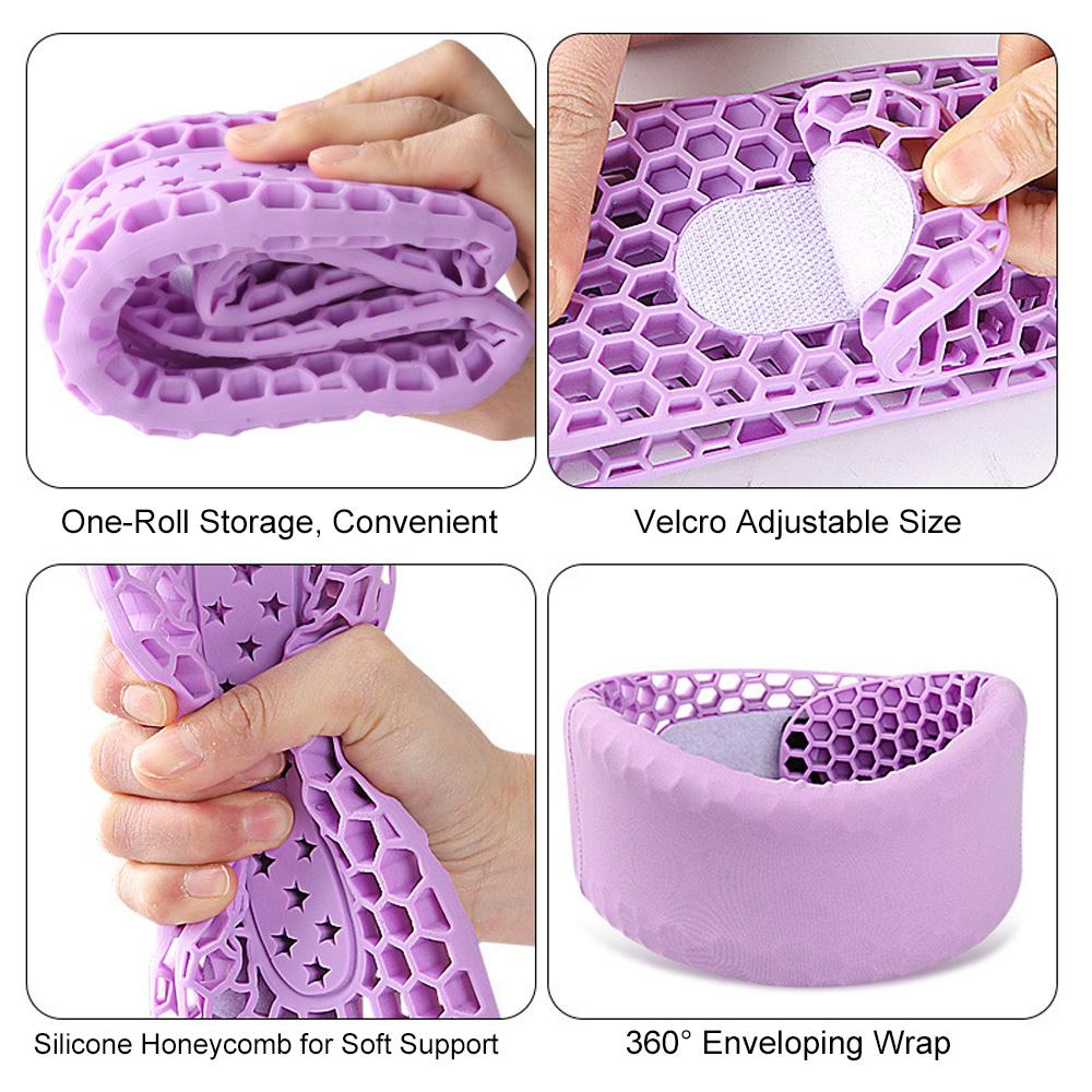 Soft Silicone Neck Support Adjustable Neck Support Cervical Neck Protector for Sleep Relief Neck Pain Breathable Neck Support