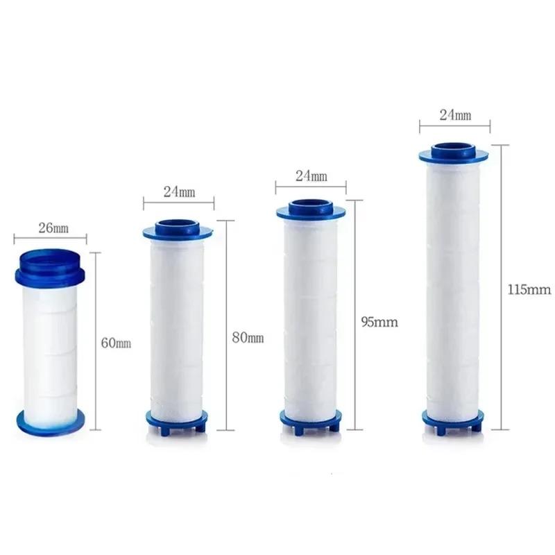 5pcs Universal Shower Head Filter Set - PP Cotton Water Purification Cartridge for Chlorine Removal&Skin Protection,Easy-Install
