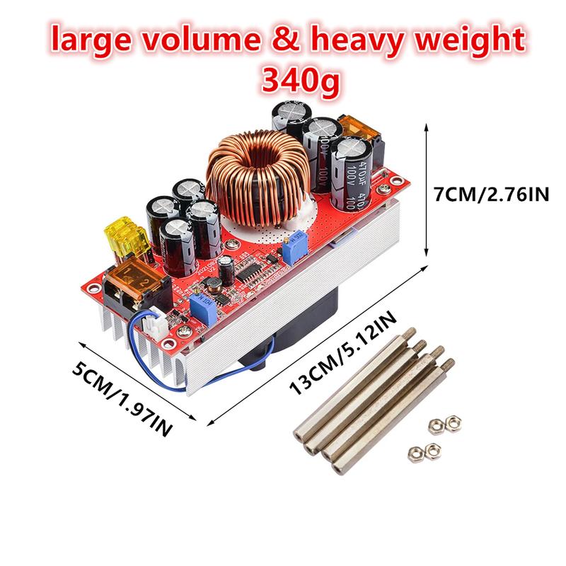 

1800W 40A DC-DC Boost Converter Step Up Power Supply Module 12-60V To 13-90V Adjustable Voltage Charger 1800W