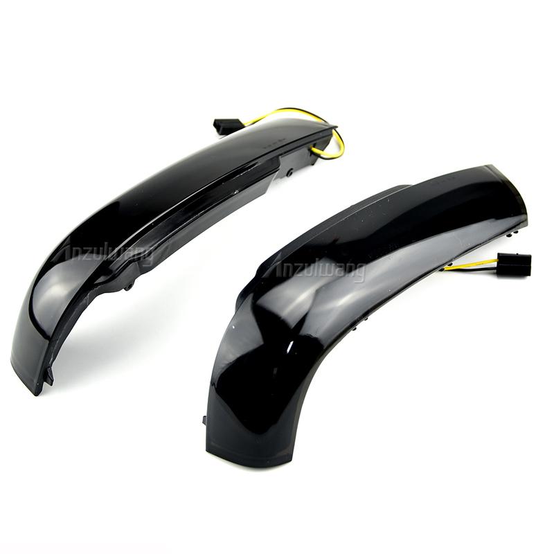 2Pcs Dynamic Steering Signal Led Light Rear View Mirror Indicating Flash For VW Volkswagen Touareg I MK1 7L 2002 2003 2004-2006