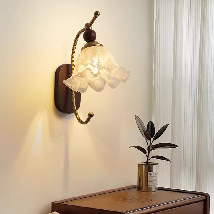 Zhongshan Mid-Century Modern Wall Lamp: Retro French Living Room/Bedroom Lighting