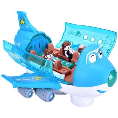 Airplane Toy, Electric Sound Light Airliner Toys,  Volume Revolving Passenger Plane Toy, Airplane Model Parent-Child Toys For Boys Girls, Kids Toys