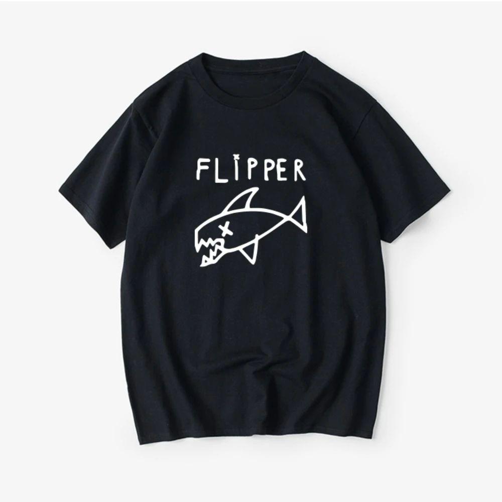 2025 Nirvana Band Flipper Kurt Cobain Rock Punk Bawełniana Koszulka Krótki Rękaw Nowa Męska i Damska Okrągły Dekolt Top Moda