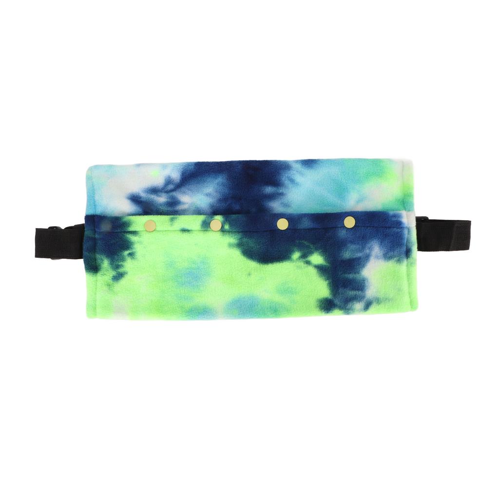 Reptile Sling Carrier Soft Coral Fleece Lizards Travel Sling Adjustable Strap Bearded Dragon Sling Small Pet Carrier