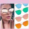 Fashion Women Aviator Mirror Lens Steampunk Sunglasses With Vintage Retro Charm