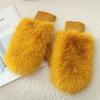 Women's Winter Warm Faux Fox Fur Gloves from Russia