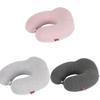 Memory Foam U Shape Travel Pillow With Cotton Cover For Adults Office Comfort