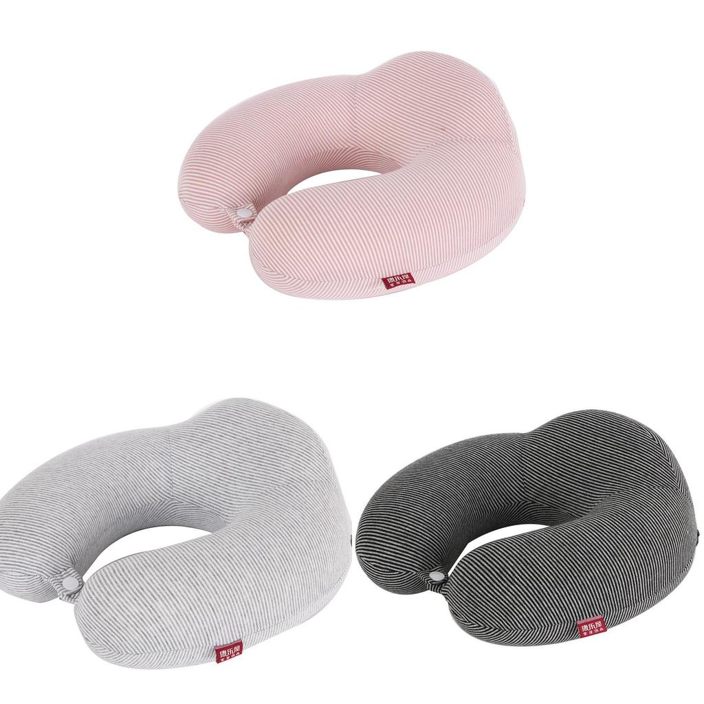 Memory Foam U Shape Travel Pillow With Cotton Cover For Adults Office Comfort